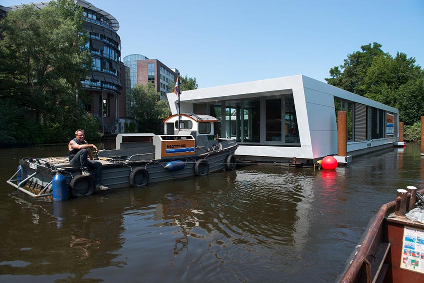 Matth i  Floating Homes Hausboote und moderne Architektur